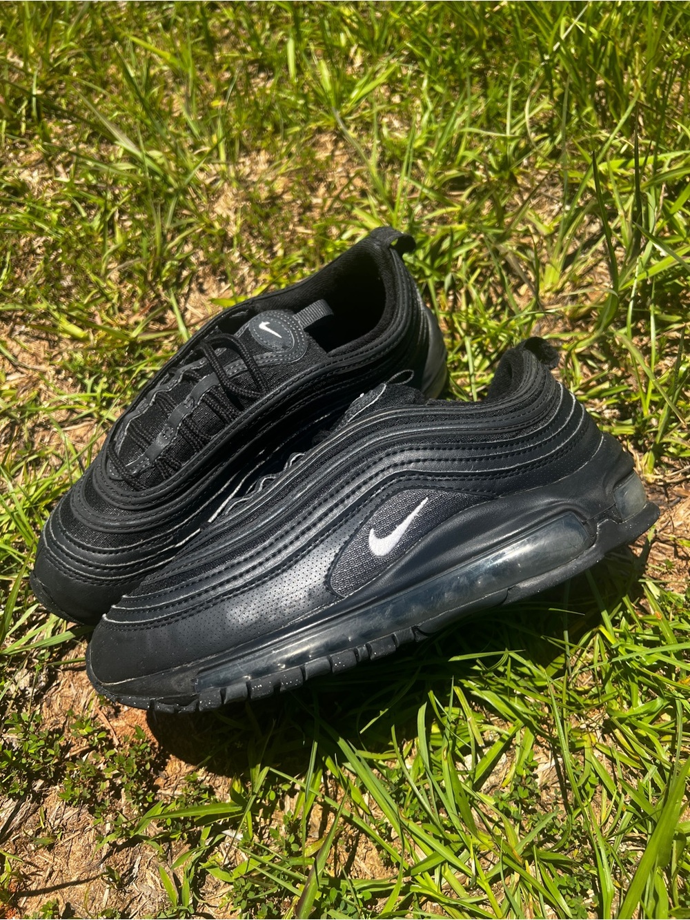 CLEAN Nike size 6 Womens Air Max 97 Black running shoes
